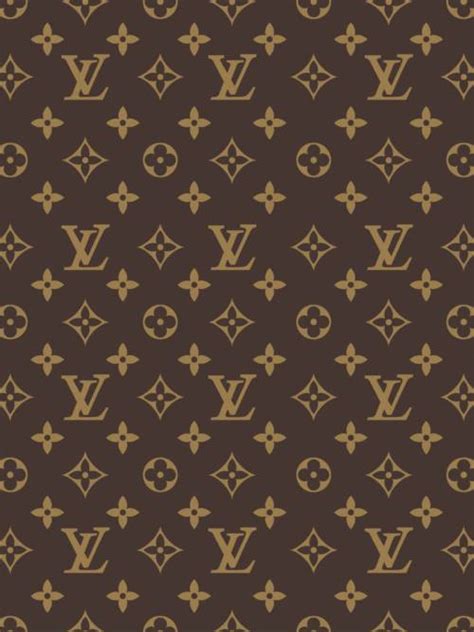 Louis Vuitton brown pattern